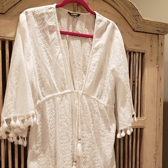 Spiaggia Dolce White Bathing Suit Swimwear Beach Pool Cover Up - Picture 1 of 10